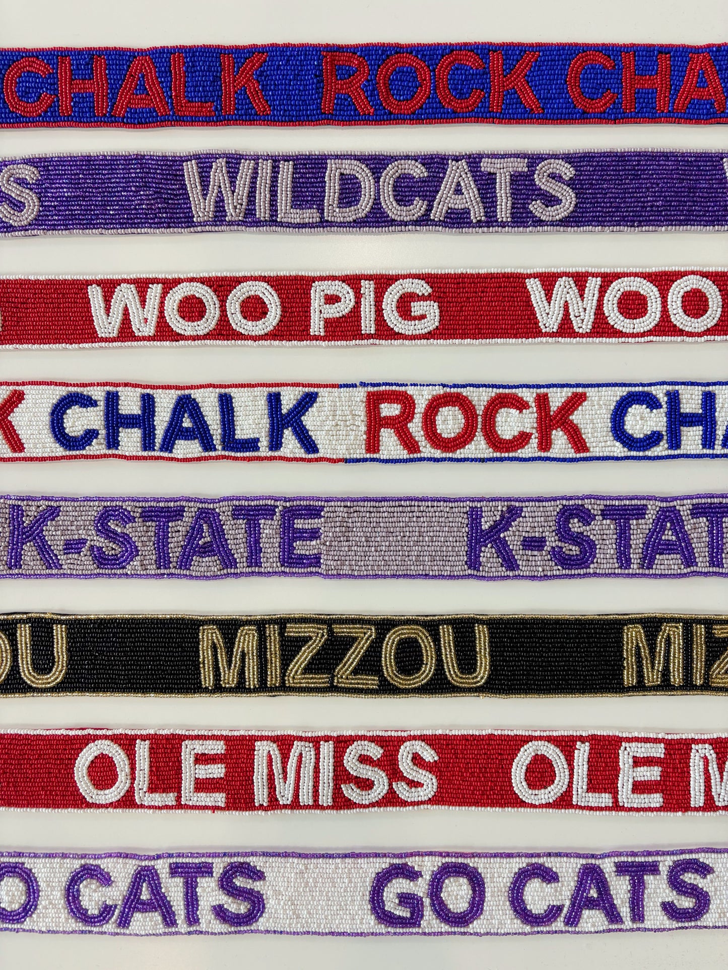 Beaded interchangeable purse straps