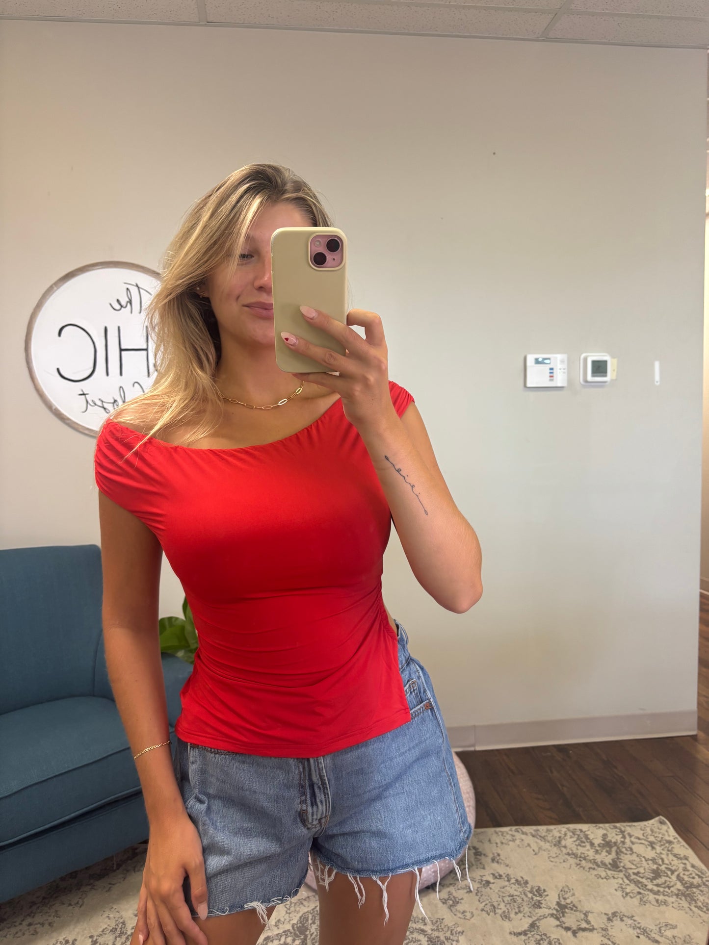 Cherry Red Top