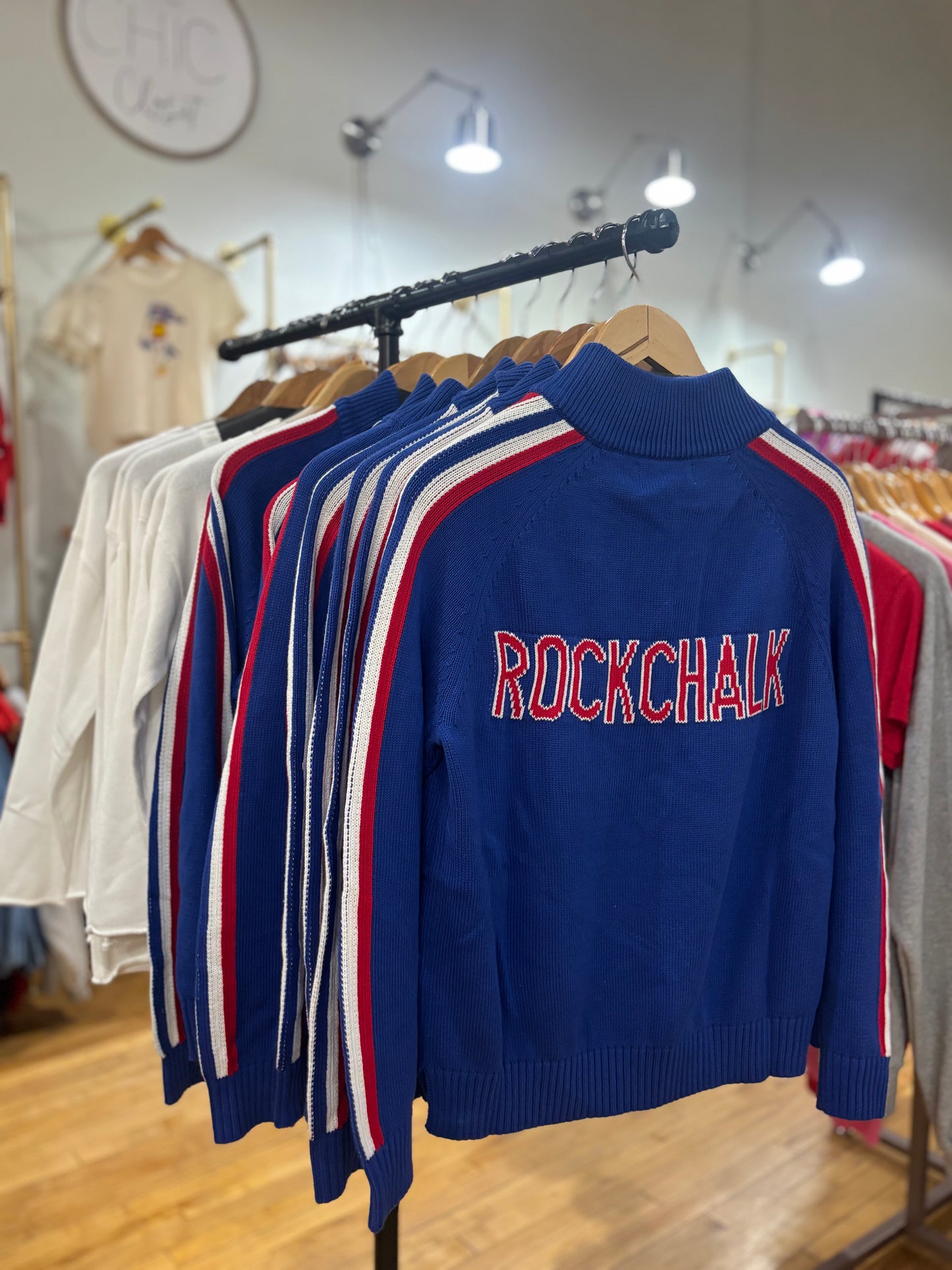 Rock Chalk quarter zip