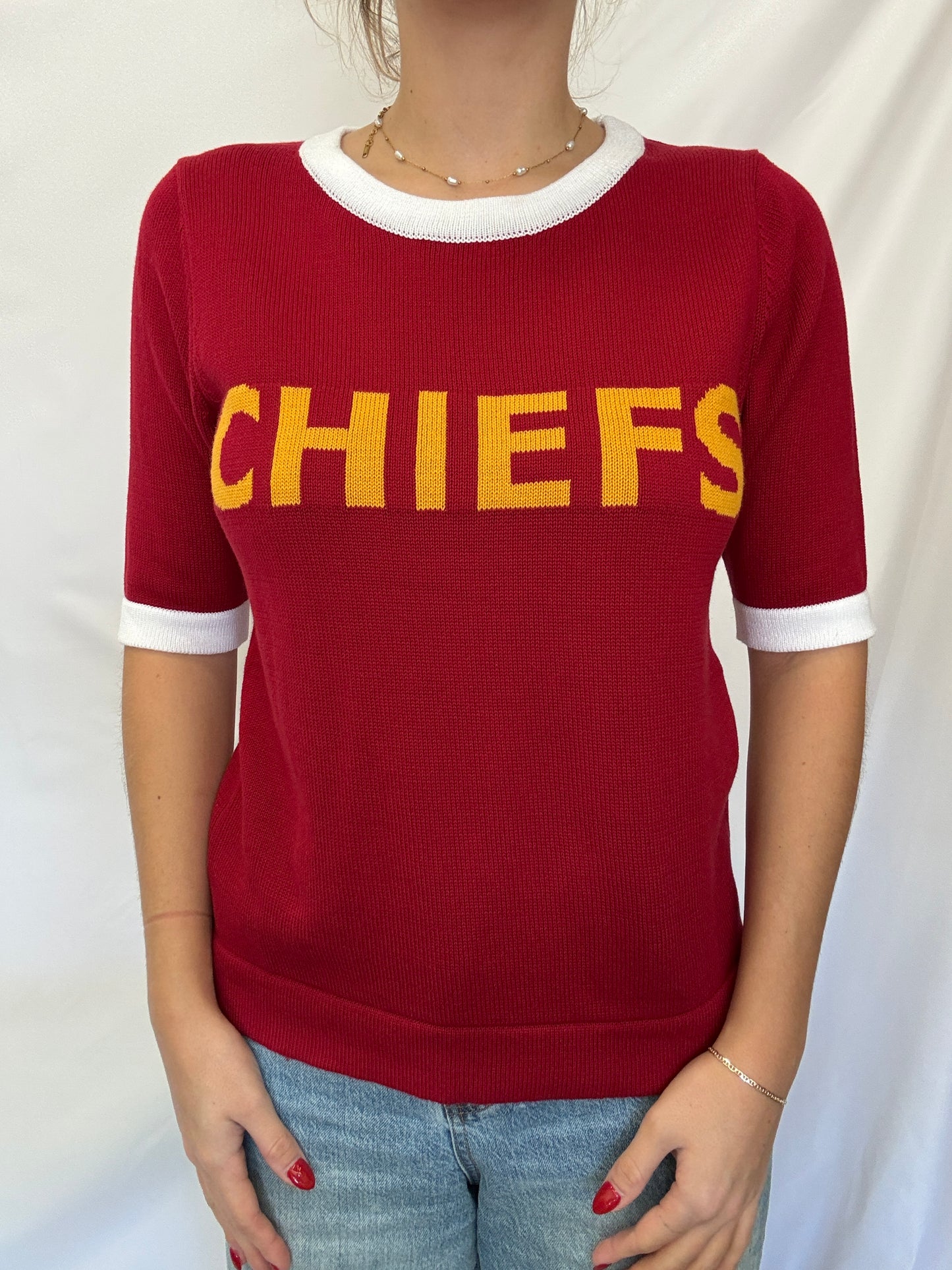 CHIEFS short sleeve sweater