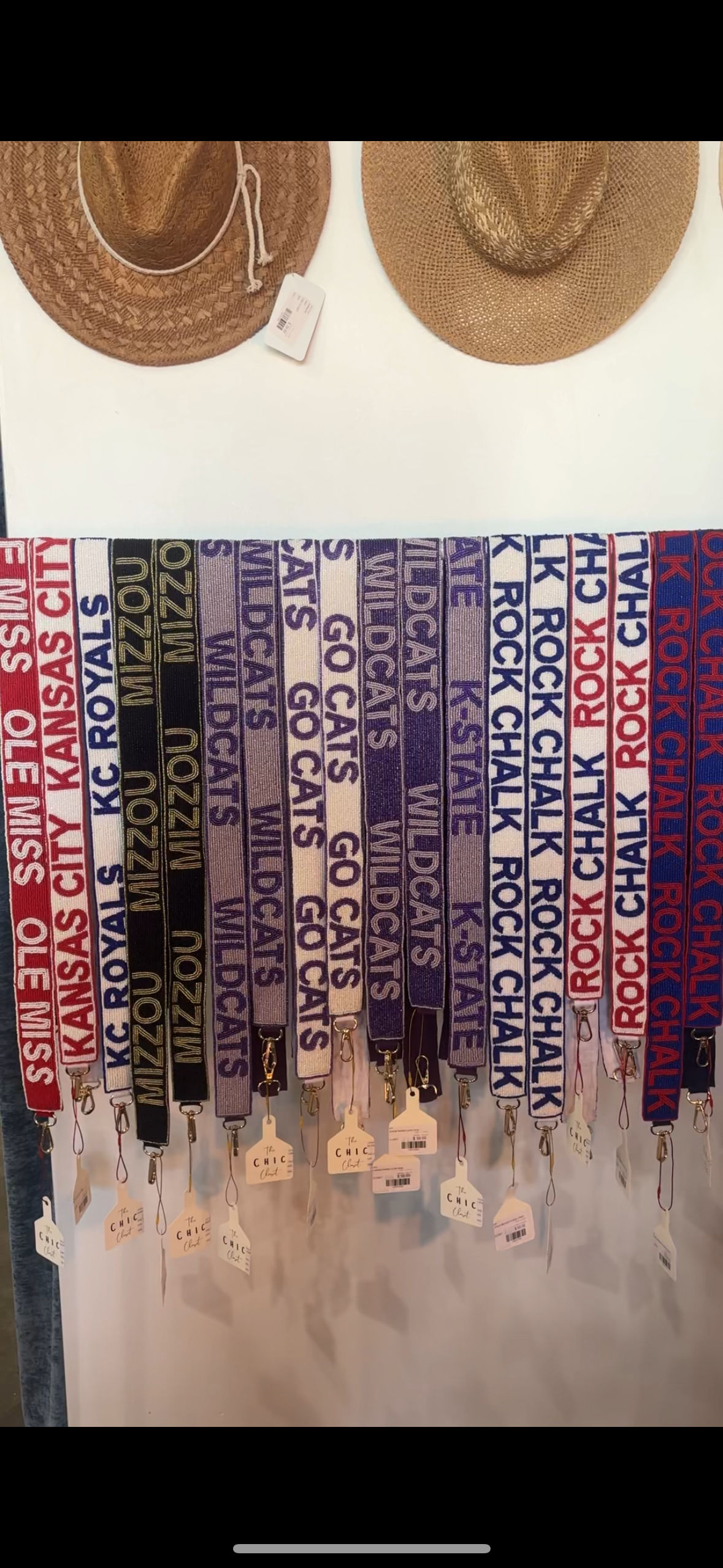 Beaded interchangeable purse straps