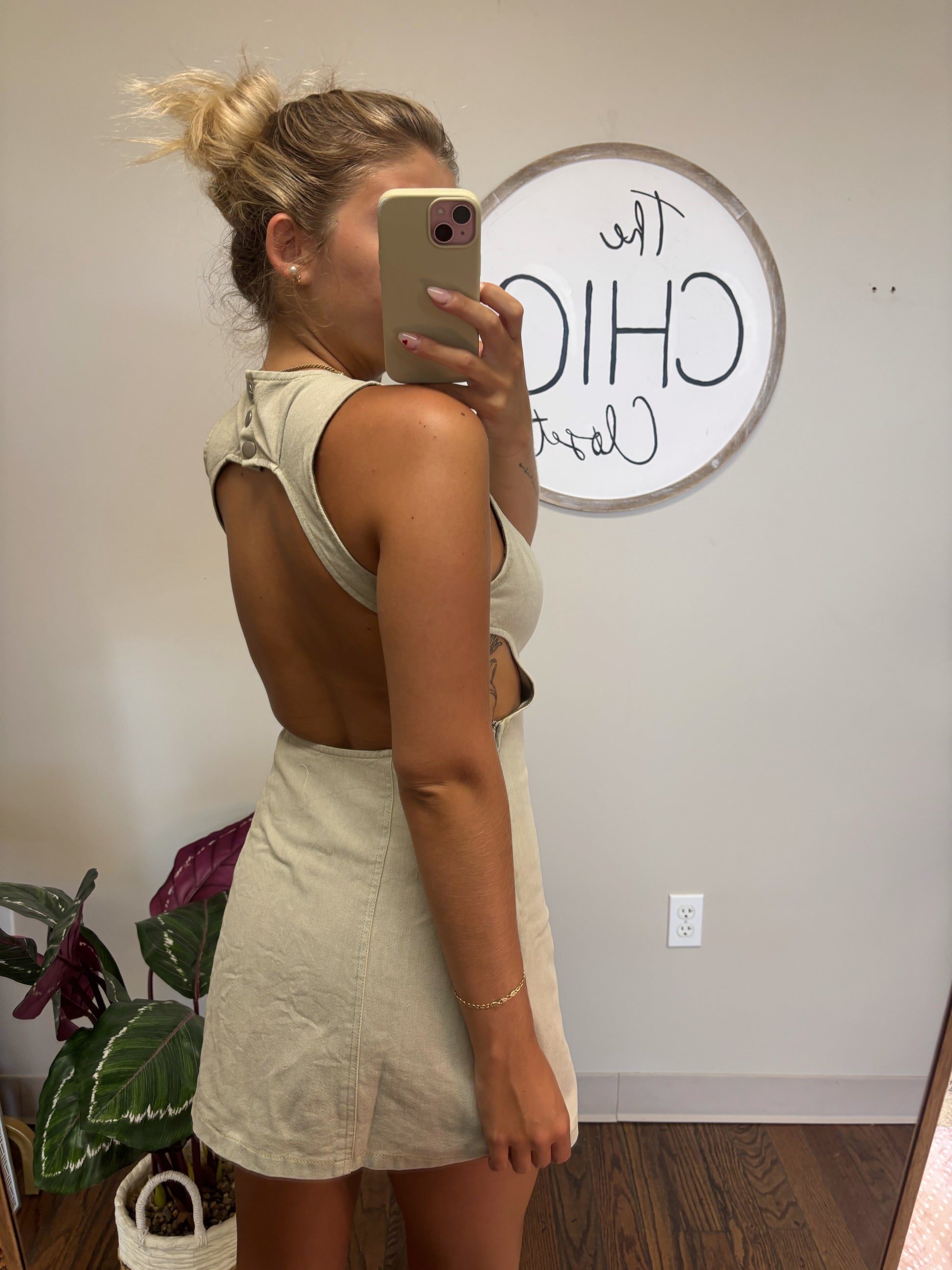 Washed Denim Mini