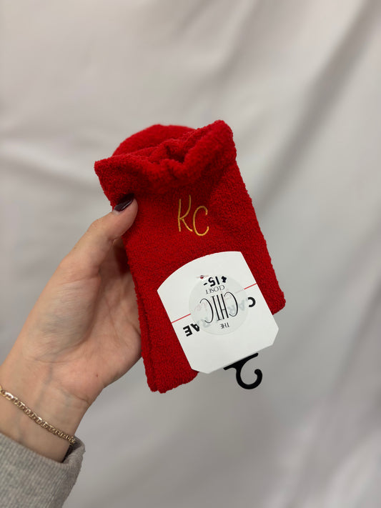 KC fuzzy socks